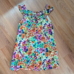 Floral Kids Sleeveless Dress